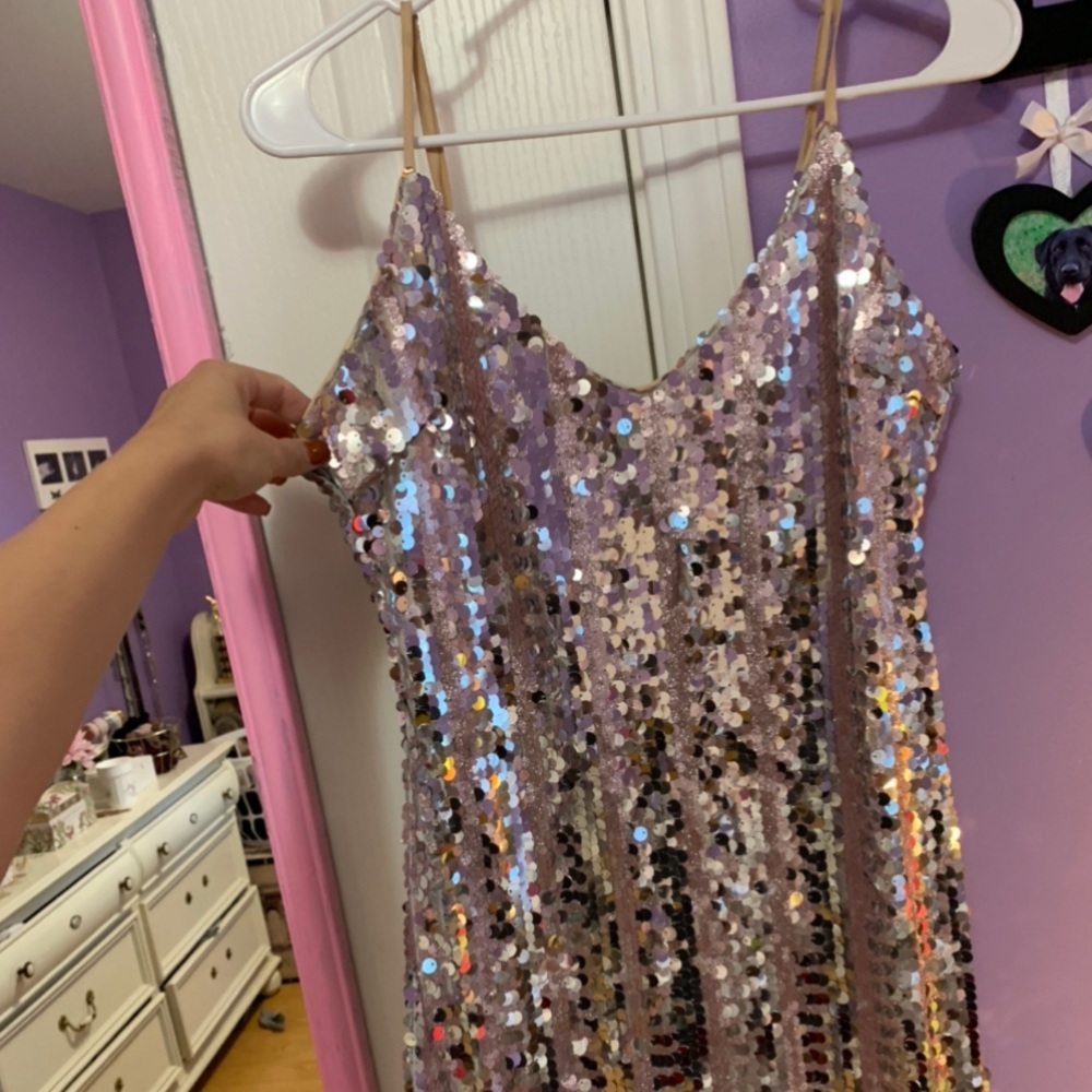 Short Sequin Dress